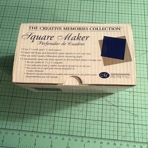New Creative Memories Square maker 1 1/2" and 1 1/4"